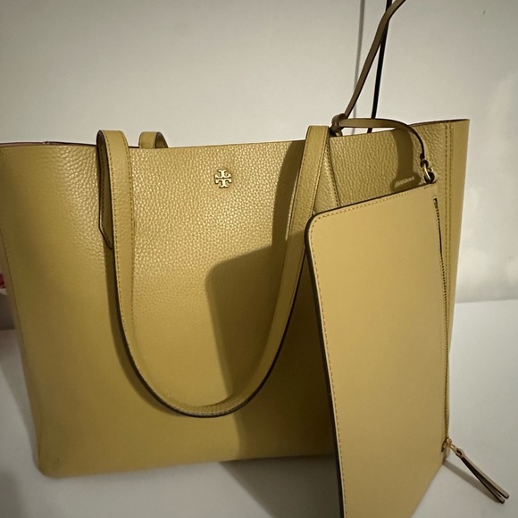 Pre loved Tory Burch Blake Large tote bag with detachable pouch - Picture 3 of 6